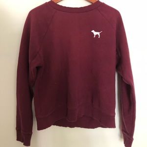 women’s vs PINK cropped sweatshirt